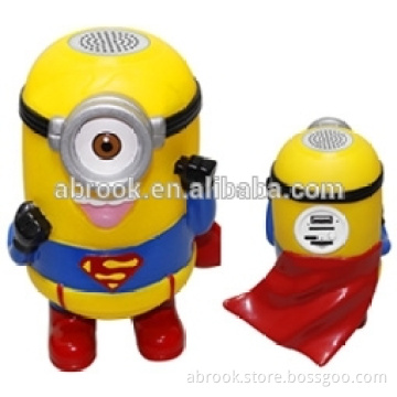 Despicable Me low price promotional gift bluetooth speaker microphone
